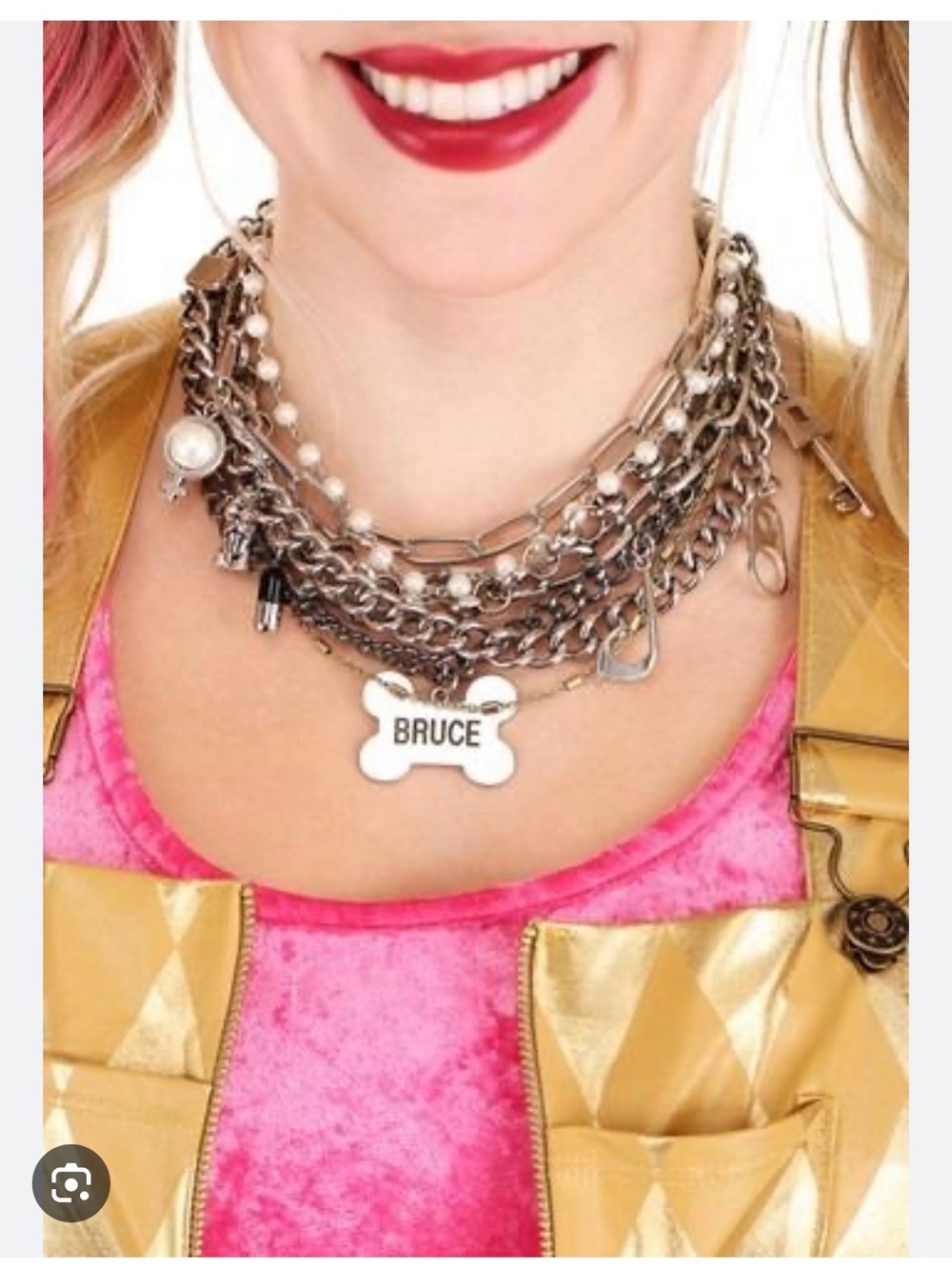 Harley Quinn birds of prey necklace brand new